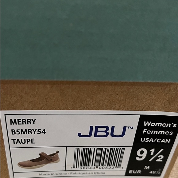 JBU Taupe Merry Knit Mary Janes/NIB/9.5M - Picture 13 of 14